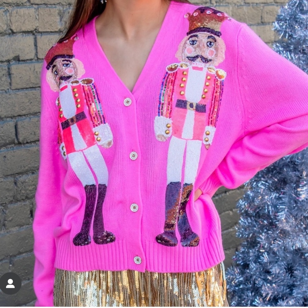 Queen of Sparkles Nutcracker cardigan- Selling size large